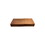 Pride Industrial FSWALNUT12 12" x 10" Floating Walnut Shelf with Two Brackets and Fasteners, Price/EA