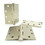 Pamex H4500RSN 4-1/2" x 4-1/2" Square Corner Plain Bearing Hinge Satin Nickel Finish, Price/each