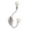 Amerock H55469W26 Contemporary Coat and Hat Hook White / Chrome Finish, Price/each