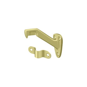 Deltana HRB325U3-UNL Hand Rail Bracket with 3-5/16" Projection Unlacquered Bright Brass Finish