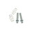 Schlage Commercial L283198 Pair of L Series Spindles and Springs for 1-3/8" to 1-7/8" Door, Price/EA