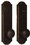 Weslock L7645F1F10020 Left Hand Wexford Tramore Dummy Handle Oil Rubbed Bronze Finish