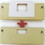 Templaco LS-166A 1" x 2-1/4" Latch Template with 1" x 2-1/4" Strike Template, Price/each