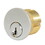 GMS M118SC26DATA2 Keyed Alike K2 1-1/8" Mortise Cylinder with Schlage C Keyway with Adams Rite with Yale Standard Cams Satin Chrome Finish, Price/EA