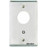 Assa Abloy Electronic Security Hardware - Securitron Single Gang Mortise Key Switch Momentary Satin Stainless Steel Finish