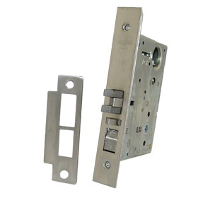 Corbin ML2051LL626 Single Cylinder Office Mortise Lever by Lever Lock Body; Strike; Front Plate; and Screws Satin Chrome Finish