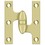 Deltana OK3025B3UNL-R 3" x 2-1/2" Olive Knuckle Hinge; Unlacquered Bright Brass Finish, Price/Each