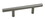 Pride Industrial P106SN 6" Bar Cabinet Pull with 3" Center to Center Satin Nickel Finish, Price/each