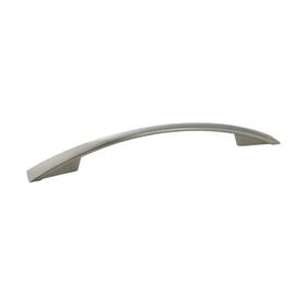 Pride Industrial P82104SN 6-3/4" Modern Bow Cabinet Pull with 5" Center to Center Satin Nickel Finish