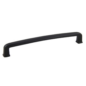 Pride Industrial P83092BK 6-3/4" Cabinet Pull with 6-3/10" Center to Center Matte Black Finish