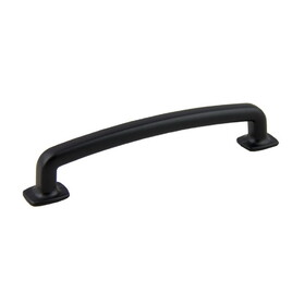 Pride Industrial P86374BK 5-3/4" Vail Cabinet Pull with 5" Center to Center Matte Black Finish