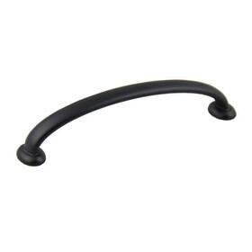 Pride Industrial P87216BK 5-1/2" Deco Cabinet Pull with 5" Center to Center Matte Black Finish