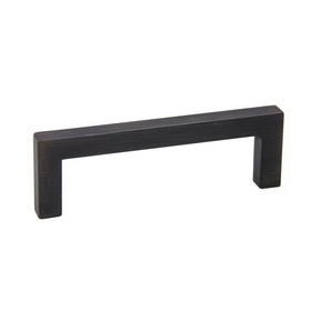 Pride Industrial 4-1/4" Modern Square Cabinet Pull with 3-3/4" Center to Center