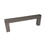 Pride Industrial P87226DP 4-1/4" Modern Square Cabinet Pull with 3-3/4" Center to Center Dark Pewter Finish, Price/EA