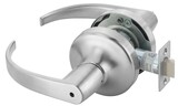 ASSA Abloy Accentra PB4702LN626 Privacy Pacific Beach Lever Grade 1 Cylindrical Lock, 693 Latch, and 497-114 Strike US26D (626) Satin Chrome Finish
