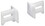Best Hinges PD25071 Bottom Guide # 403530 White Finish, Price/SET