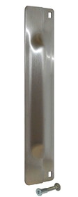 Don-Jo PMLP111EBF630 3" x 11" Pin Latch Protector for Outswing Doors with EBF Fasteners Satin Stainless Steel Finish