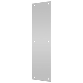 Deltana PP4016U32D Push Plate 4" X 16" S/S; Satin Stainless Steel Finish