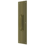 Deltana Push Plate with Handle 3-1/2