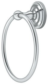 Deltana R2008-U26 Towel Ring; R-Series; Bright Chrome Finish