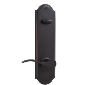 Weslock R6604--U1SL2D Right Hand Bordeau Interconnected Handleset Trim for Mansion or Philbrook with Adjustable Latch and Round Corner Strikes Oil Rubbed Bronze Finish