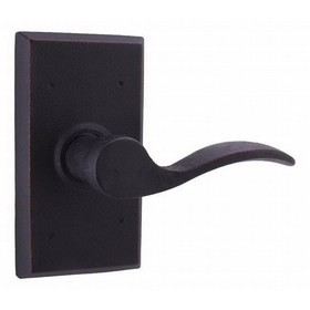 Weslock Right Hand Carlow Square Passage Lock with Adjustable Latch and Full Lip Strike Oil Rubbed Bronze Finish