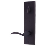 Weslock R7900--H1SL20 Right Hand Carlow Interior Single Cylinder Handleset Trim for Greystone or Rockford with Adjustable Latch and Round Corner Strikes Oil Rubbed Bronze Finish