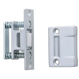 Ives Commercial RL30A26D Large Nylon Roller Latch with ASA Strike Satin Chrome Finish