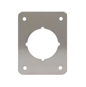Don-Jo RP13545630 3-1/2" x 4-1/2" Remodeler Plate Satin Stainless Steel Finish