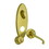 Schlage Commercial S210PFLA605RH Right Hand S200 Series Interconnected Entry Single Locking Flair Lever C Keyway with 16-481 Latch 10-109 Strike Bright Brass Finish, Price/EA