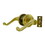 Schlage Commercial S51PFLA605LH Left Hand S Series Entry C Keyway Flair with 16-203 Latch 10-001 Strike Bright Brass Finish, Price/EA