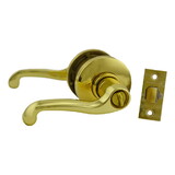 Schlage Commercial S51PFLA605RH Right Hand S Series Entry C Keyway Flair with 16-203 Latch 10-001 Strike Bright Brass Finish