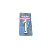 Ives Residential SC23016619 Solid Brass Carded Classic House Number 1 Satin Nickel Finish