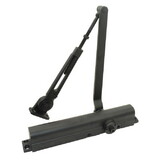 Falcon SC81AHWPAMTBK Medium Duty Surface Door Closer with Hold Open Arm and Parallel Arm Bracket Matte Black Finish