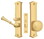 Deltana SDL688U3 Storm Door Latch; Classic; Mortise Lock; Bright Brass Finish, Price/Each