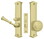 Deltana SDL688U3 Storm Door Latch; Classic; Mortise Lock; Bright Brass Finish, Price/Each