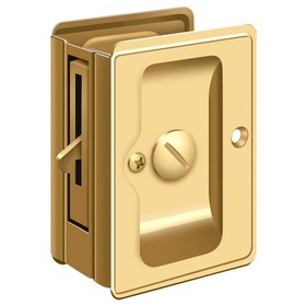 Deltana Heavy Duty Pocket Lock Adjustable 3-1/4" x 2 1/4" Privacy