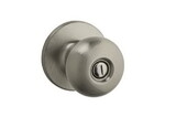 Safelock SK3000AS-15 Athens Knob Privacy Lock with 4AL Latch and RCS Strike Satin Nickel Finish