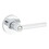 REMINY ROUND ROSE PUSH BUTTON PRIVACY LOCK WITH RCAL LATCH AND RCS STRIKE BRIGHT CHROME