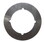 Don-Jo SP13532D 3-1/2" Scar Plate with 2-1/8" Hole and Through Bolt Knotches Satin Stainless Steel Finish, Price/each