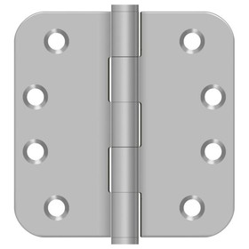 Deltana SS44BU32D-R 4" x 4" Square Hinge; Residential; Satin Stainless Steel Finish