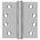 Deltana SS44U32D 4" x 4" Square Hinge; Satin Stainless Steel Finish, Price/Pair