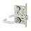 Sargent TR8204LNJ26D Storeroom Closet Mortise Trim Only with J Lever and LN Rose Satin Chrome Finish, Price/each