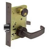 Sargent TR8205LNL10B Office Mortise Trim Only with L Lever and LN Rose Oil Rubbed Bronze Finish