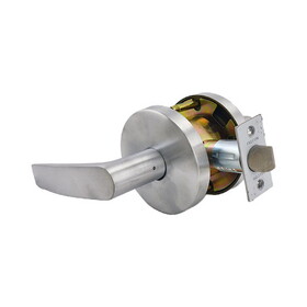 Falcon W101A626 W Series Passage Avalon Lever Lock with 30206 Latch 30148 Strike Satin Chrome Finish