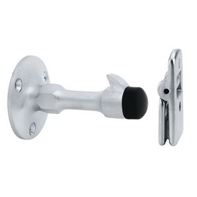 Ives Commercial WS2026D Manual Wall Stop and Holder for Drywall Mounting Satin Chrome Finish