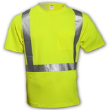 Tingley S75022 Job Sight0 Class 2 T-Shirt, Yellow