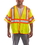 Tingley V70332 Job Sight Class 3 Two-Tone Mesh Vest, Yellow, Price/Each