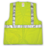 Tingley V70622 Job Sight Class 2 Mesh Vest, Yellow