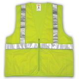 Tingley V70632 Job Sight Class 2 Zip-Up Mesh Vest, Yellow